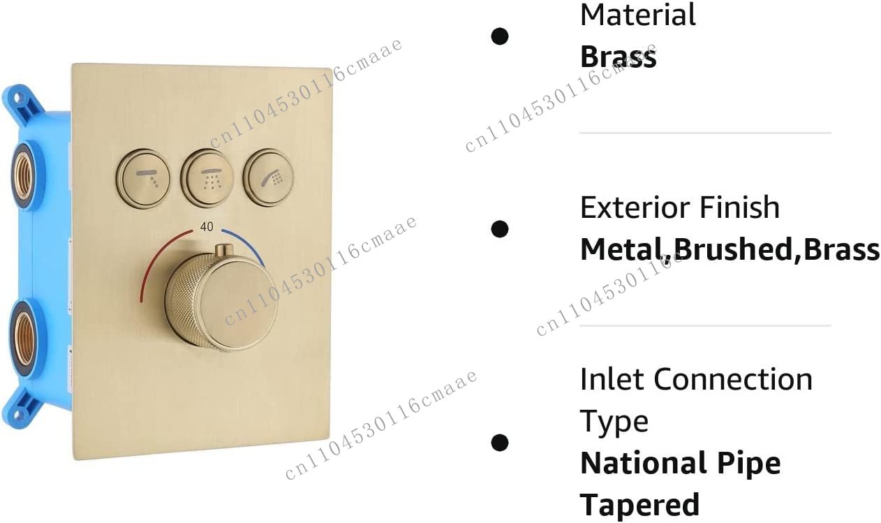 3-weg doucheomstelling met kno - Thermostatic Shower Faucet Valve 3 Way recensie en prijs
