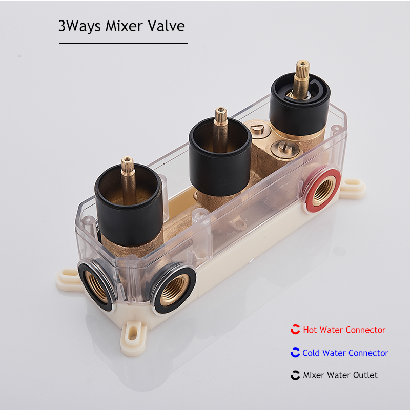Thermostatische verborgen rege - Thermostatic Shower Faucet Valve 3 Way recensie en prijs
