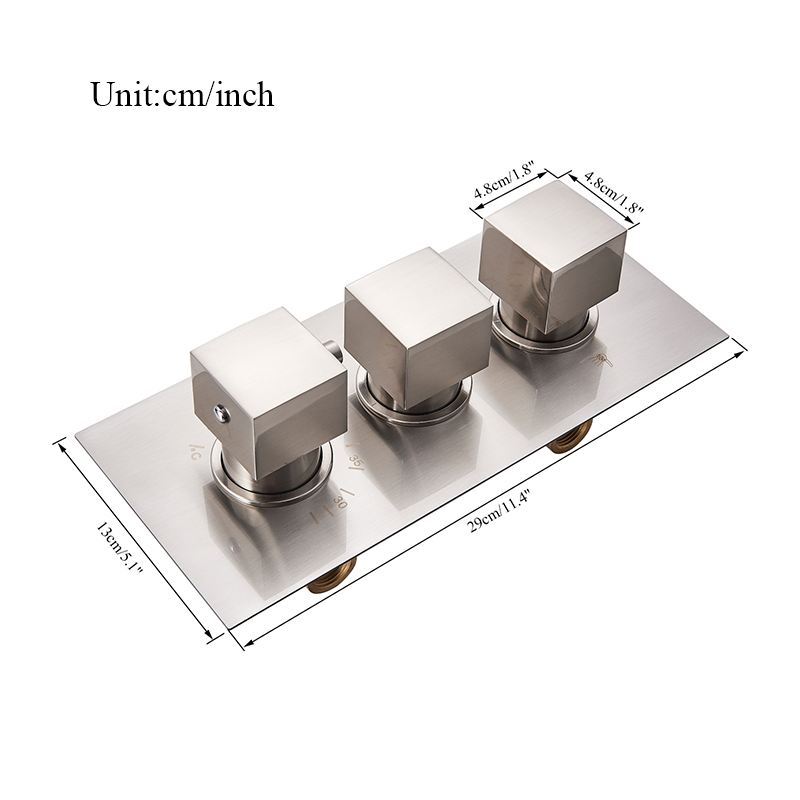 Thermostatische verborgen rege - Thermostatic Shower Faucet Valve 3 Way recensie en prijs