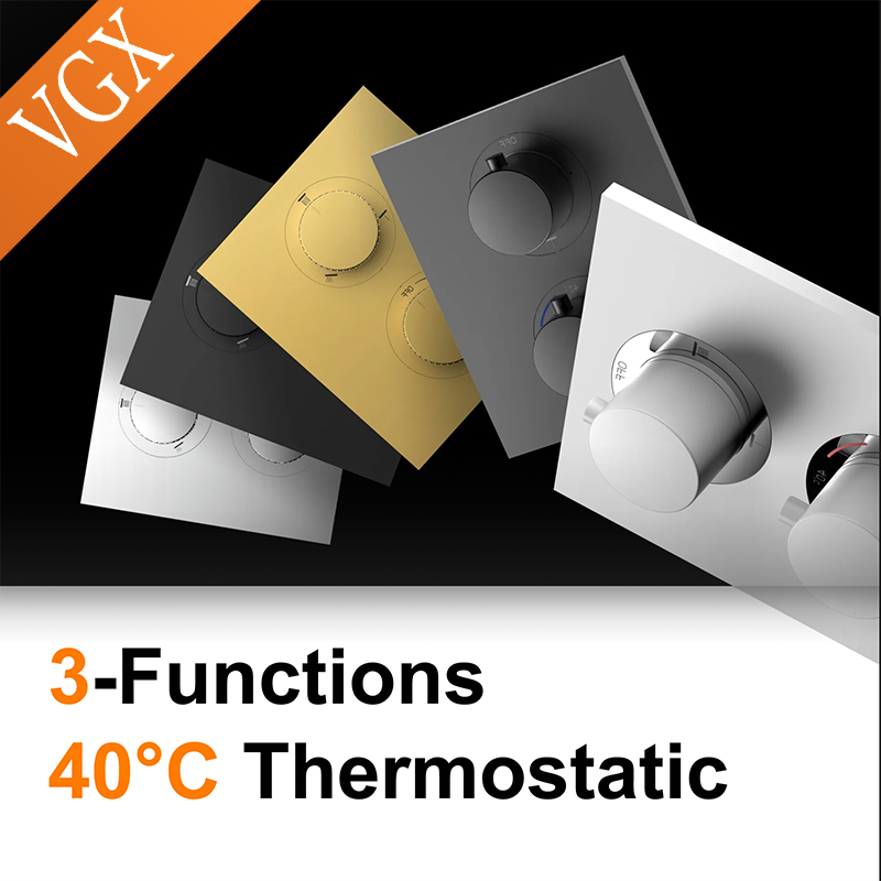 VGX Verborgen Thermostatisch D - Concealed Thermostatic Shower System Set recensie en prijs