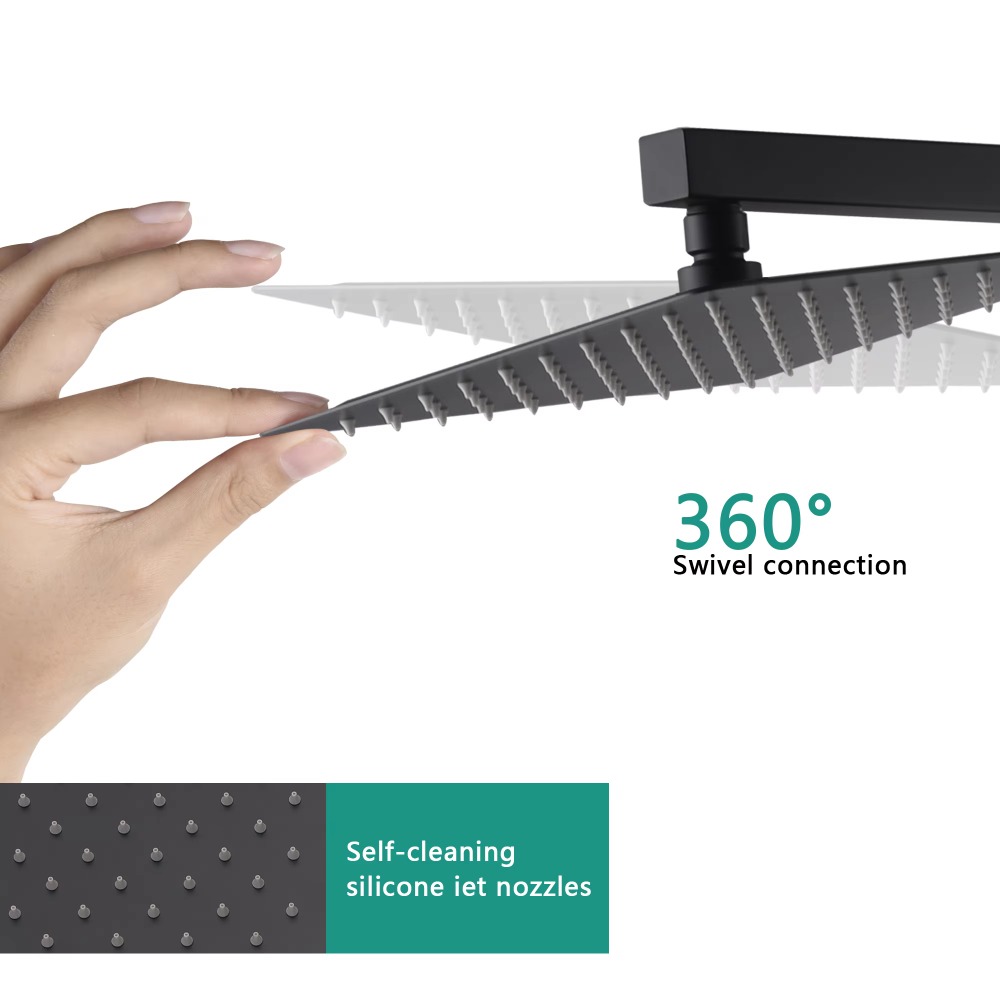Luxe thermostaat-gestuurde wan - Concealed Thermostatic Shower System Set recensie en prijs