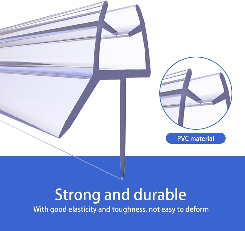 1PC 1/1.5/2m Frameloze Douched - Shower Door Bottom Seal Strip Sweep recensie en prijs