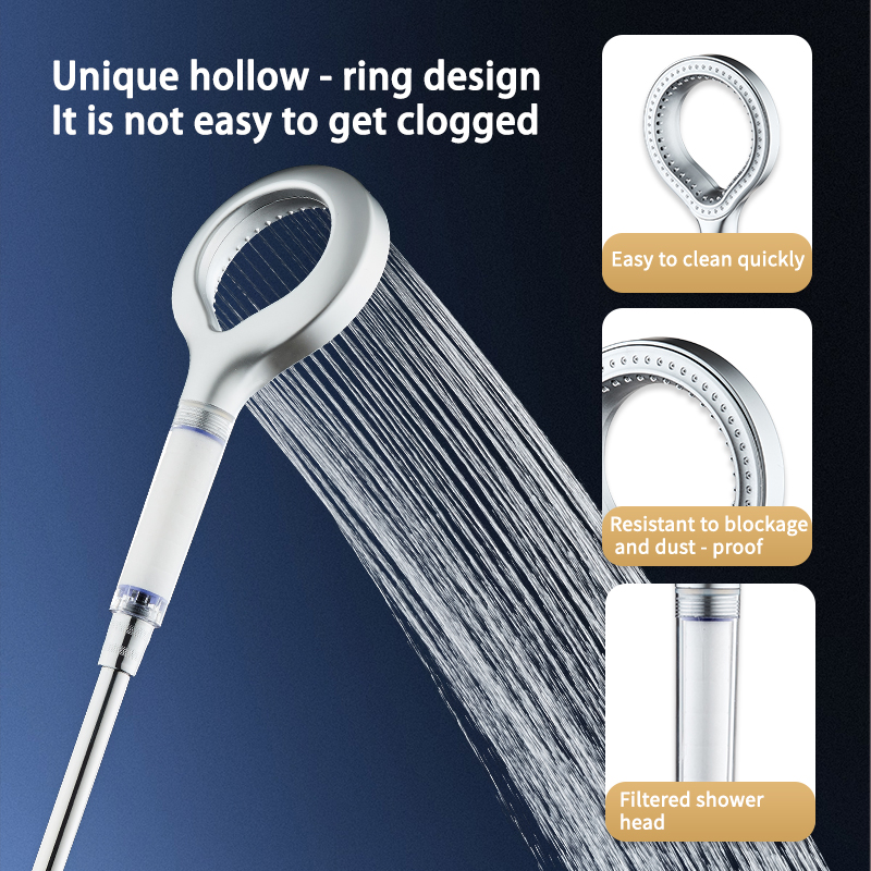 Ringdesign hogedruk douchekop  - Handheld Shower Head High Pressure Filter recensie en prijs