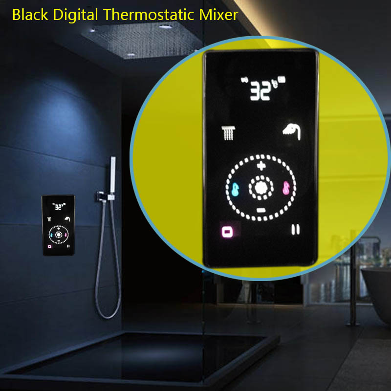 Digitale Zwart Led Douche Cont - Thermostatic Mixing Valve Digital Display recensie en prijs