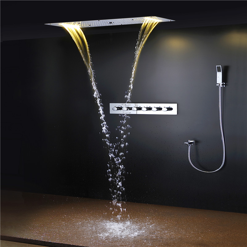 Luxe LED multifunctionele douc - Led Rainfall Shower Head Waterfall recensie en prijs