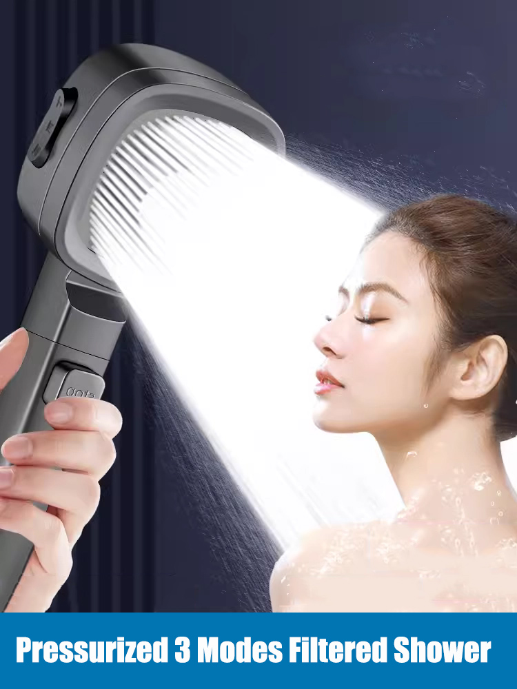 Driemodige gefilterde doucheko - Handheld Shower Head High Pressure Filter recensie en prijs