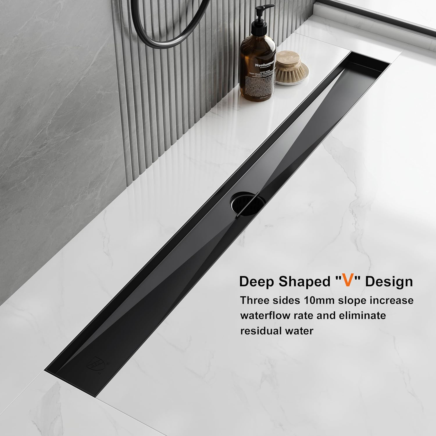 OEM & ODM Aangepast 304 roestv - Linear Shower Drain Stainless 304 Tile In recensie en prijs