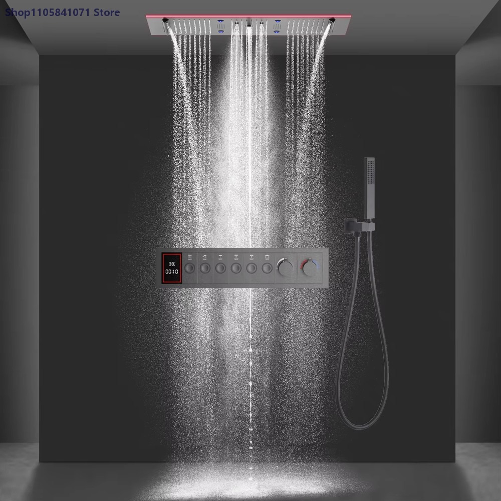 900x300mm thermostatische douc - Led Rainfall Shower Head Waterfall recensie en prijs