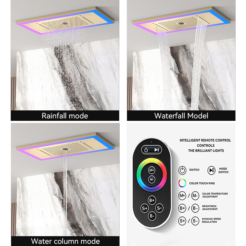 630*330mm Regendouche Systeem  - Thermostatic Mixing Valve Digital Display recensie en prijs