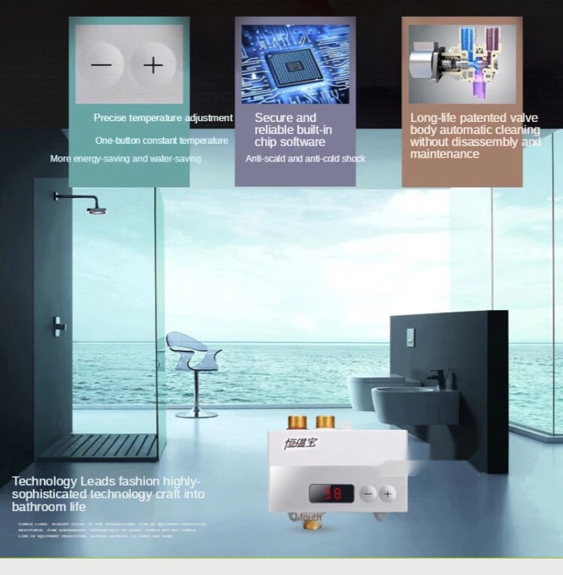 Douchesysteem Thermostatische  - Thermostatic Mixing Valve Digital Display recensie en prijs