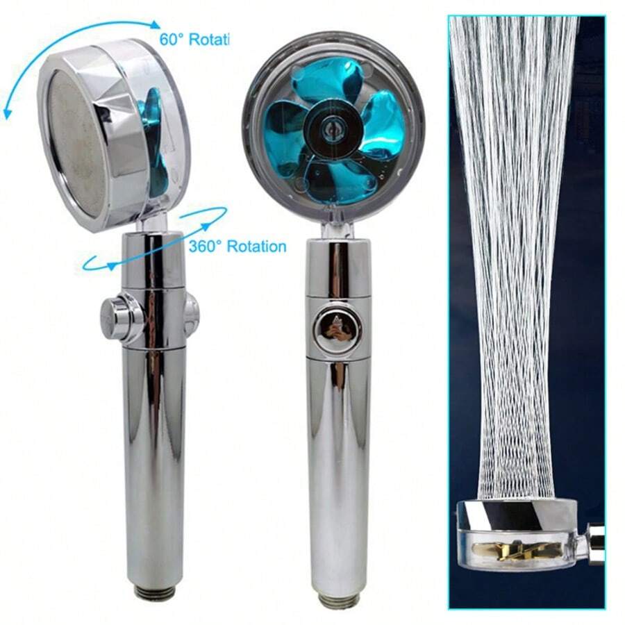 Douchekop met propeller, stopk - Handheld Shower Head High Pressure Filter recensie en prijs