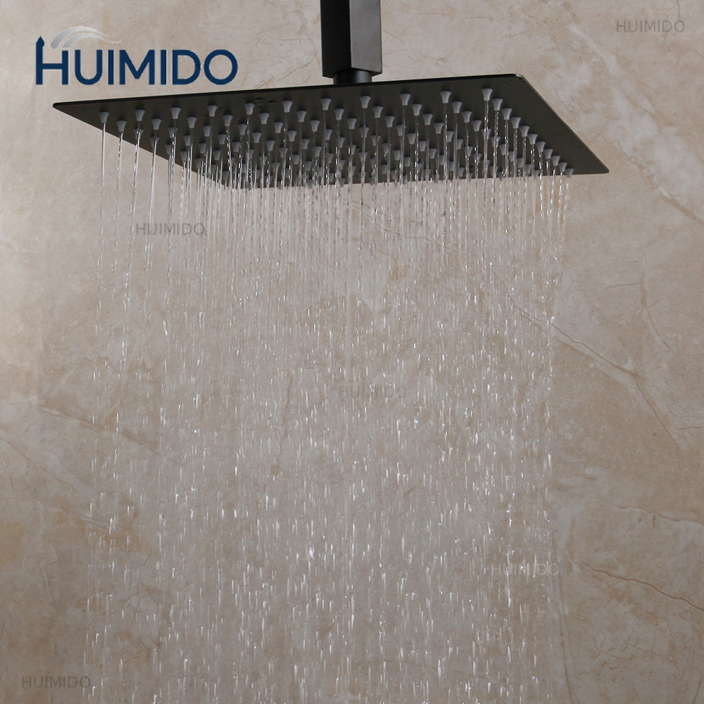 Matzwarte badkamer douchekraan - Led Rainfall Shower Head Waterfall recensie en prijs