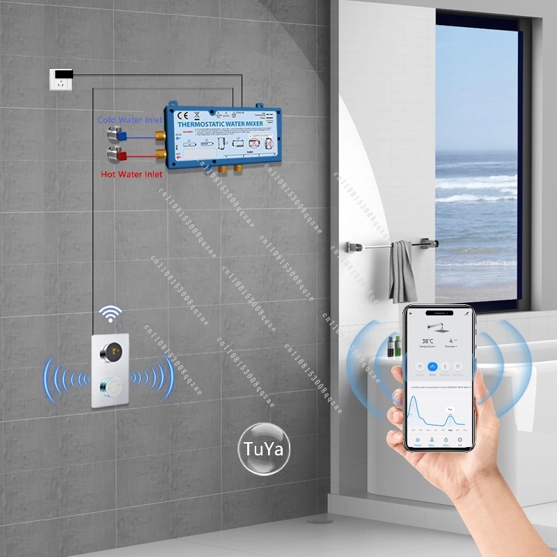 Thermostatische digitale badka - Concealed Thermostatic Shower System Set recensie en prijs