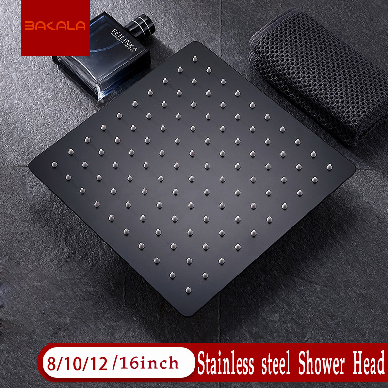 BAKALA Ronde en vierkante roes - Rainfall Shower Head Ceiling Mount 16 Inch recensie en prijs
