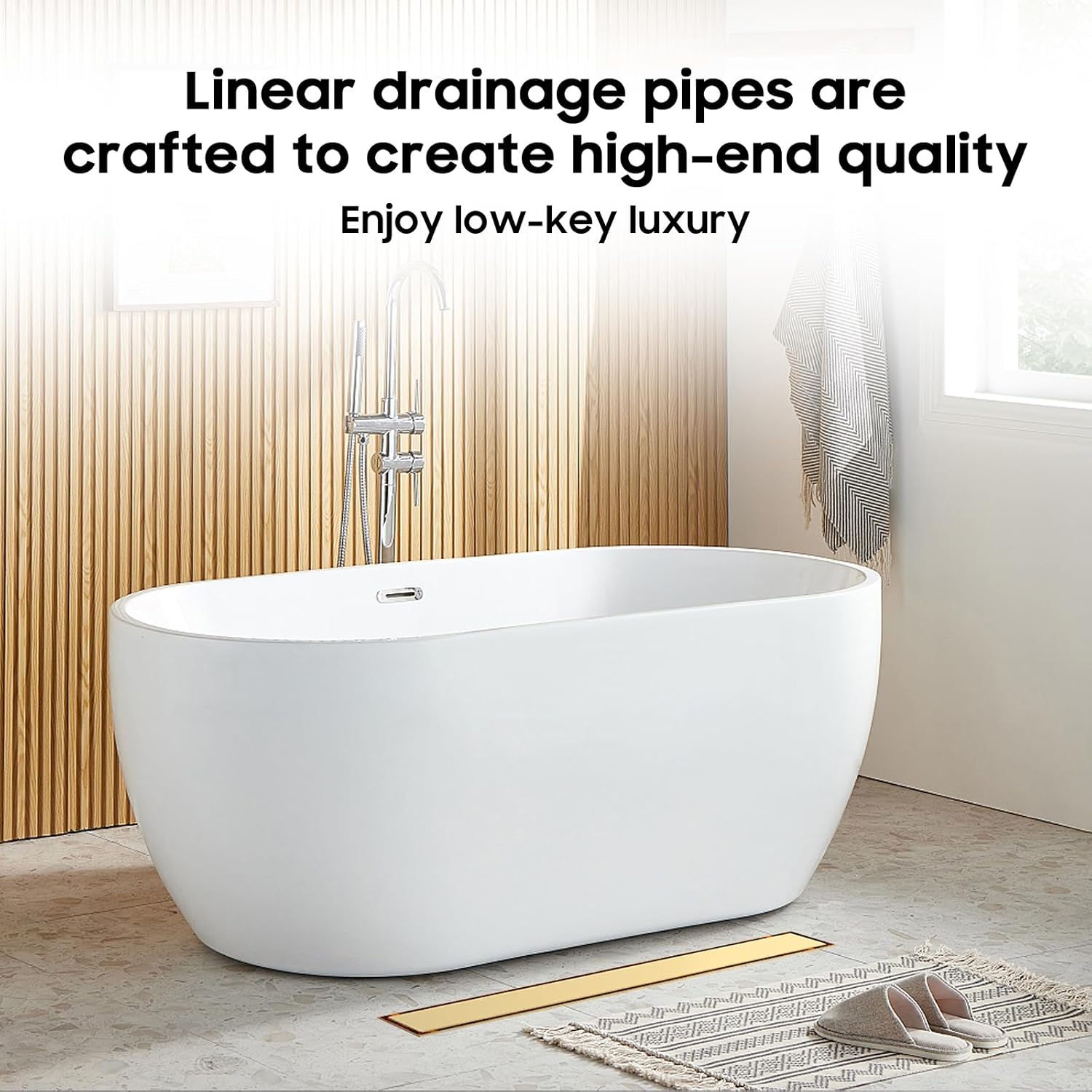 ®   Lineaire doucheafvoer - 32 - Linear Shower Drain Stainless 304 Tile In recensie en prijs