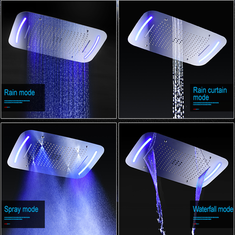 LED-doucheplafond Grote regenv - Led Rainfall Shower Head Waterfall recensie en prijs
