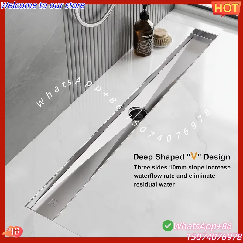 2026 Nieuwe Amerikaanse Markt  - Linear Shower Drain Stainless 304 Tile In recensie en prijs